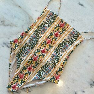 Agua by Agua Bendita Embroidered Multicolor Floral One Piece